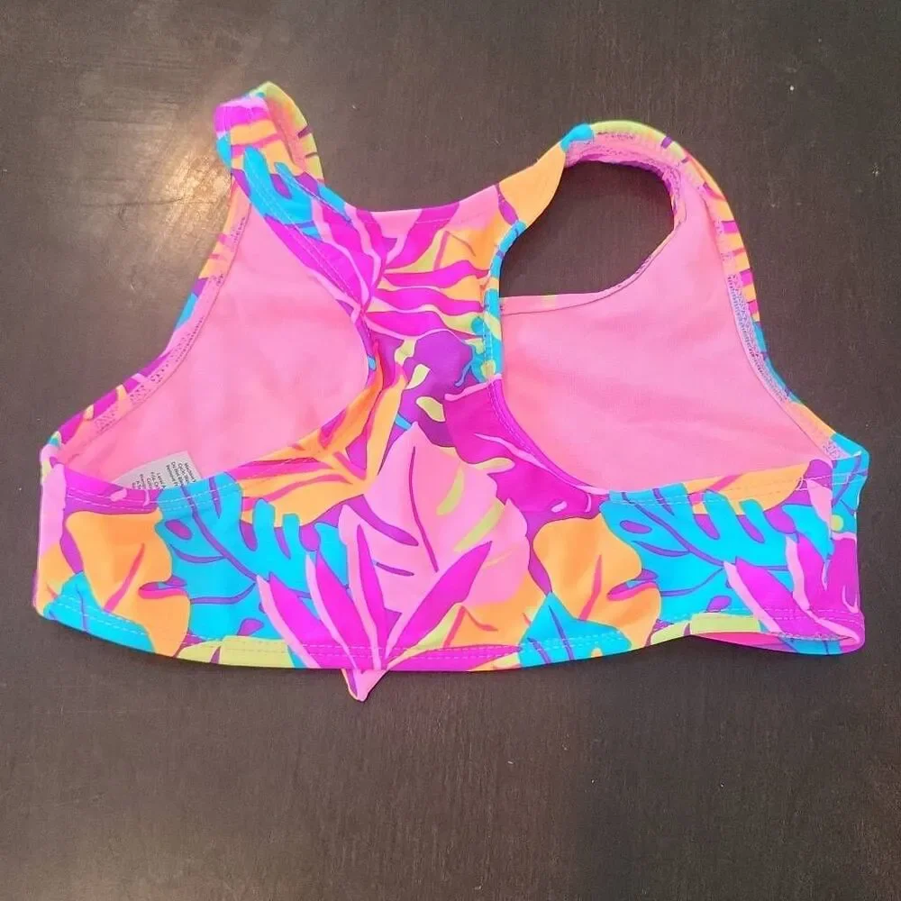 Fun‎ Bright Colored Leaf Bikini